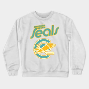 Retro Defunct California Golden Seals Ice Hockey Crewneck Sweatshirt